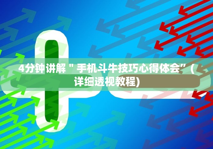 4分钟讲解＂手机斗牛技巧心得体会”(详细透视教程)