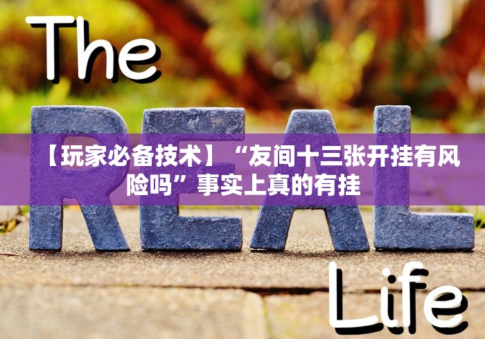 【玩家必备技术】“友间十三张开挂有风险吗”事实上真的有挂