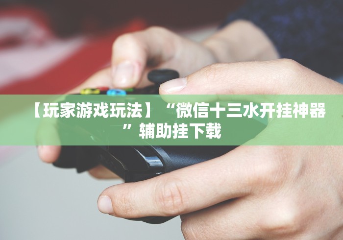 【玩家游戏玩法】“微信十三水开挂神器”辅助挂下载