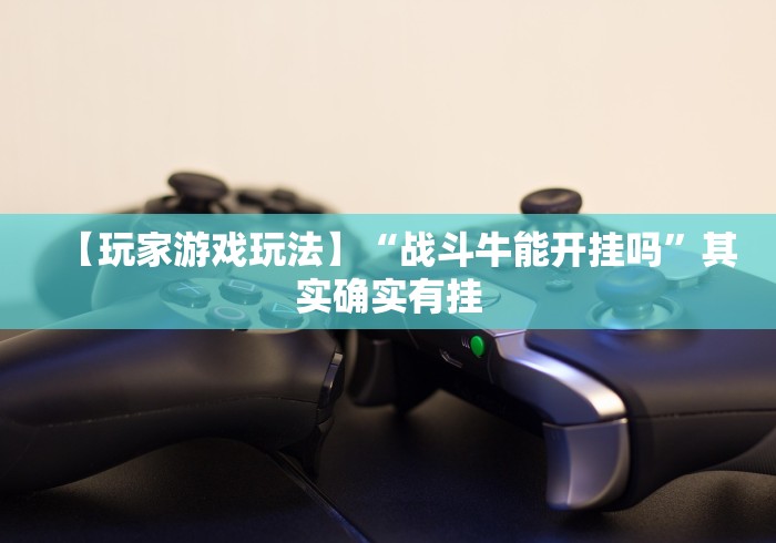 【玩家游戏玩法】“战斗牛能开挂吗”其实确实有挂