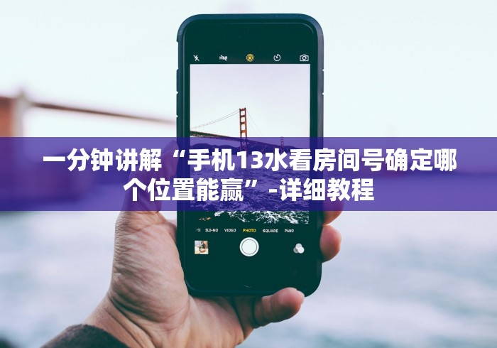 一分钟讲解“手机13水看房间号确定哪个位置能赢”-详细教程