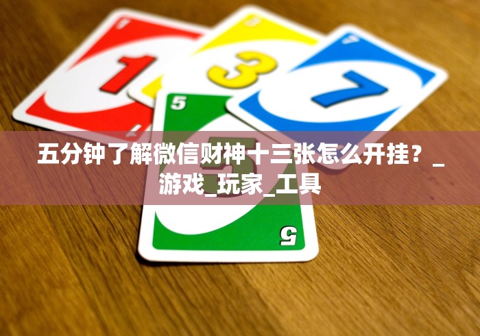 五分钟了解微信财神十三张怎么开挂？_游戏_玩家_工具