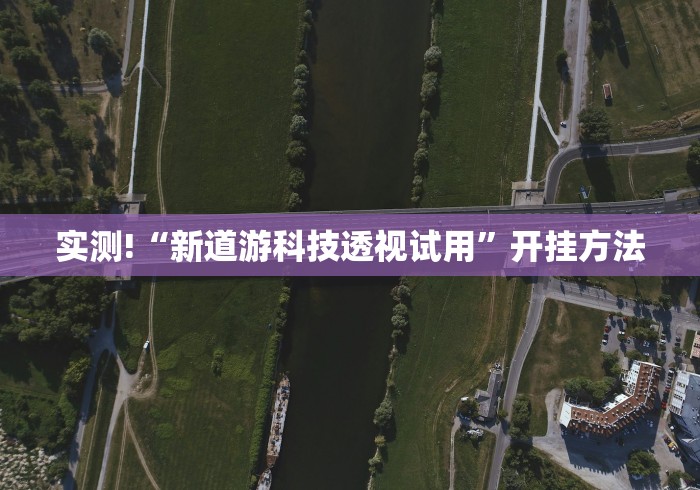 实测!“新道游科技透视试用	”开挂方法