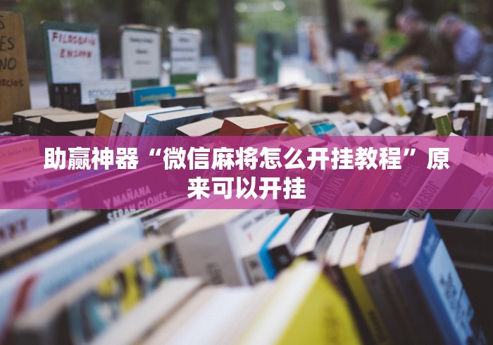 助赢神器“微信麻将怎么开挂教程”原来可以开挂