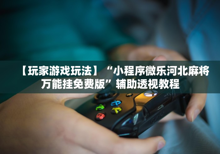 【玩家游戏玩法】“小程序微乐河北麻将万能挂免费版”辅助透视教程