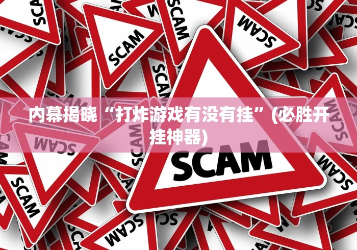 内幕揭晓“打炸游戏有没有挂”(必胜开挂神器)