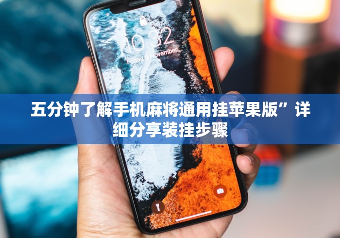五分钟了解手机麻将通用挂苹果版”详细分享装挂步骤