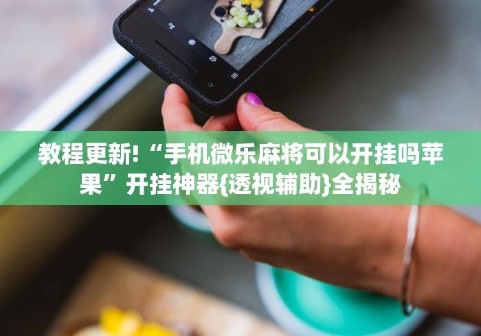 教程更新!“手机微乐麻将可以开挂吗苹果”开挂神器{透视辅助}全揭秘