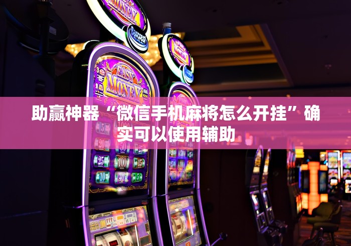 助赢神器“微信手机麻将怎么开挂”确实可以使用辅助