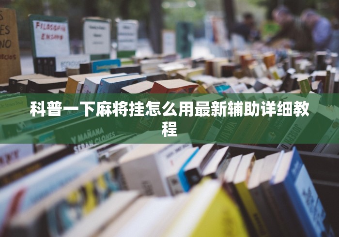 科普一下麻将挂怎么用最新辅助详细教程 科普一下麻将挂怎么用最新辅助详细教程