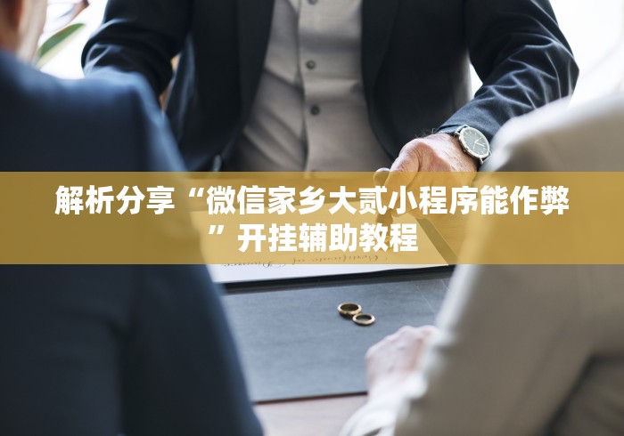 解析分享“微信家乡大贰小程序能作弊	”开挂辅助教程