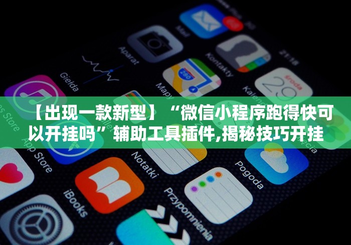 【出现一款新型】“微信小程序跑得快可以开挂吗”辅助工具插件,揭秘技巧开挂