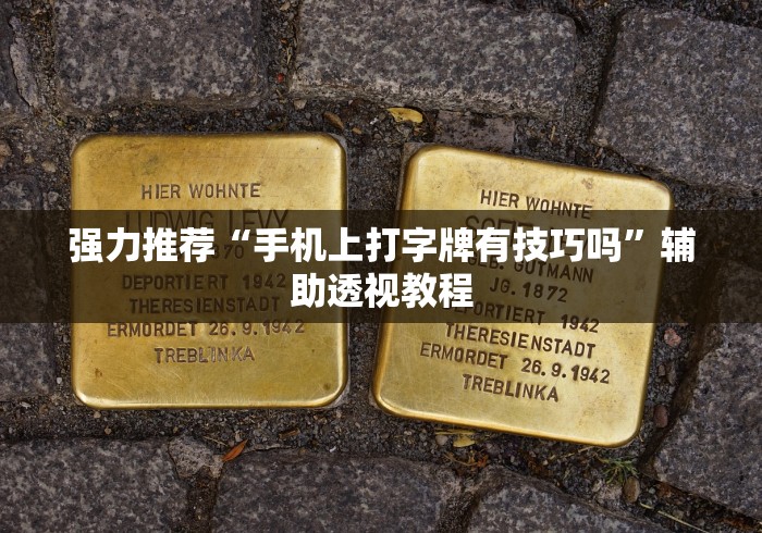 强力推荐“手机上打字牌有技巧吗”辅助透视教程