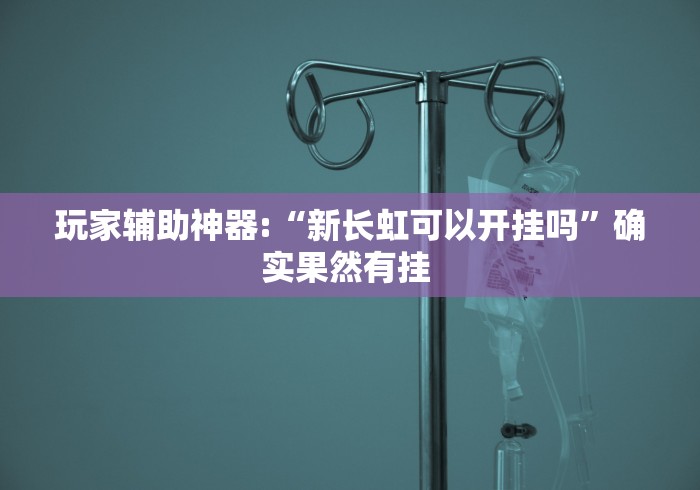 玩家辅助神器:“新长虹可以开挂吗	”确实果然有挂 