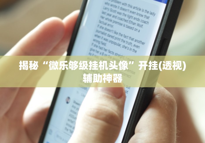 揭秘“微乐够级挂机头像”开挂(透视)辅助神器