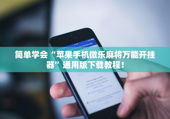 简单学会“苹果手机微乐麻将万能开挂器”通用版下载教程！