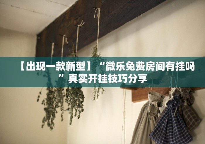 【出现一款新型】“微乐免费房间有挂吗”真实开挂技巧分享
