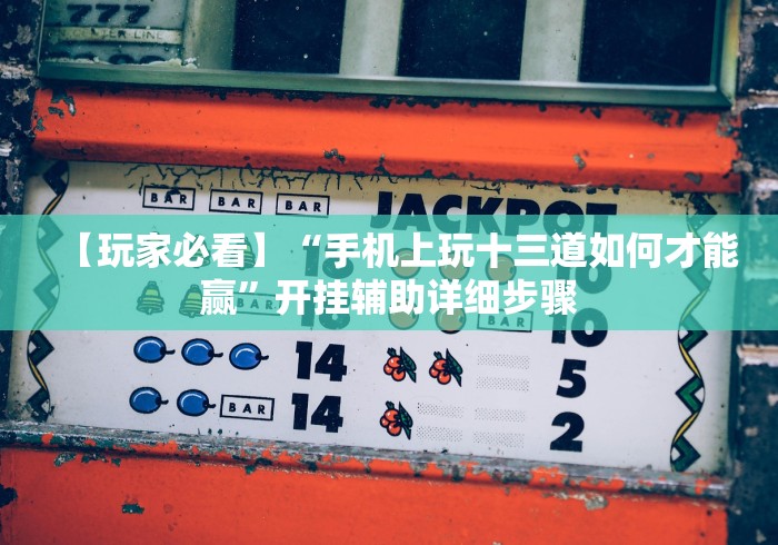 【玩家必看】“手机上玩十三道如何才能赢”开挂辅助详细步骤
