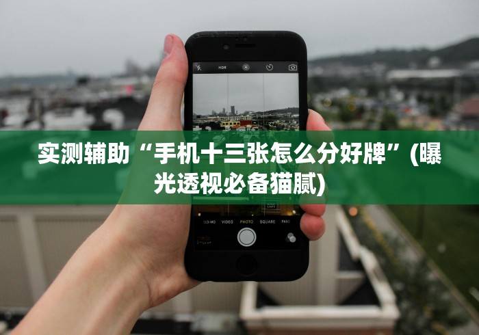 实测辅助“手机十三张怎么分好牌”(曝光透视必备猫腻)
