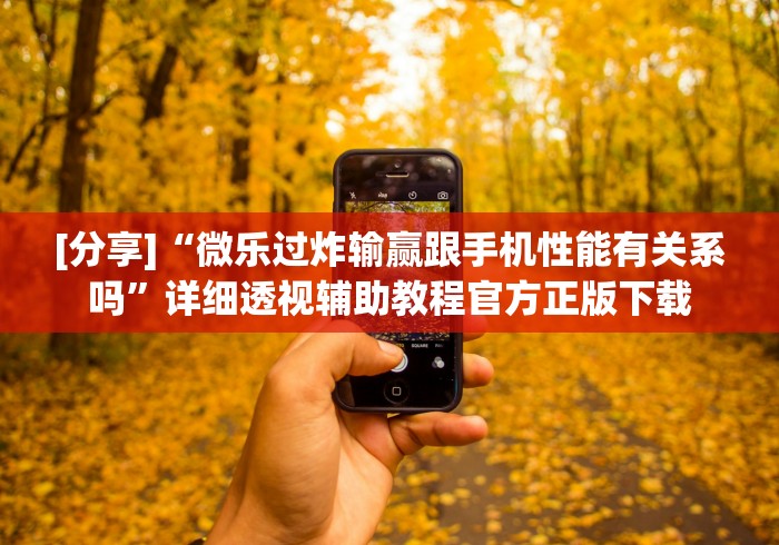 [分享]“微乐过炸输赢跟手机性能有关系吗	”详细透视辅助教程官方正版下载