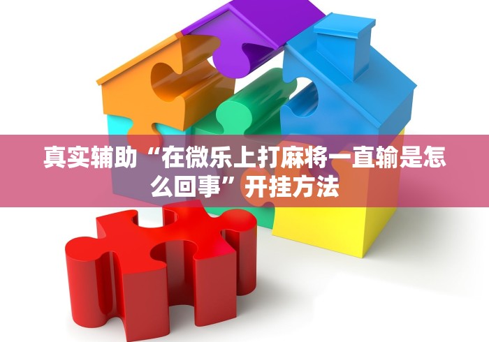 真实辅助“在微乐上打麻将一直输是怎么回事”开挂方法