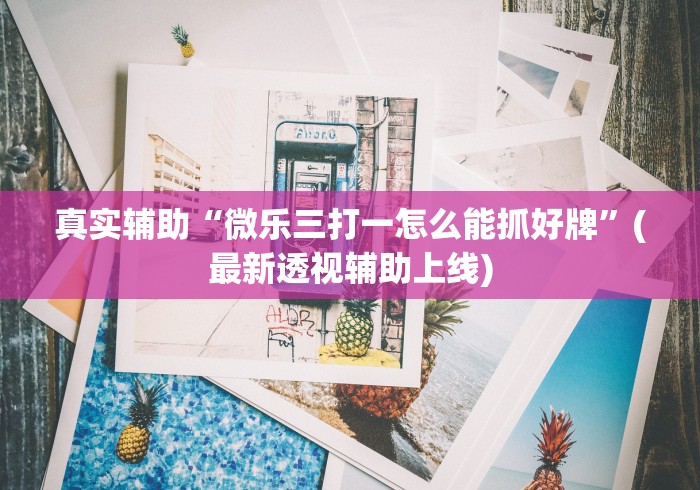 真实辅助“微乐三打一怎么能抓好牌	”(最新透视辅助上线)