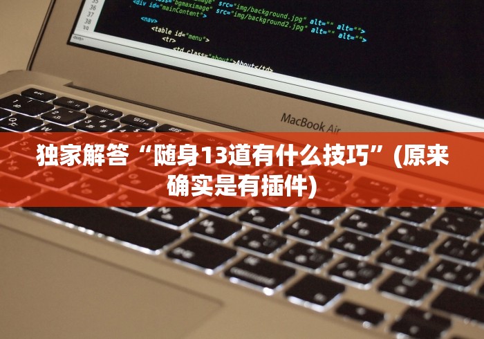 独家解答“随身13道有什么技巧”(原来确实是有插件)